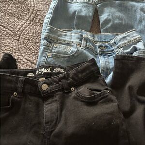 Jordache Kids Black and Blue Jeans